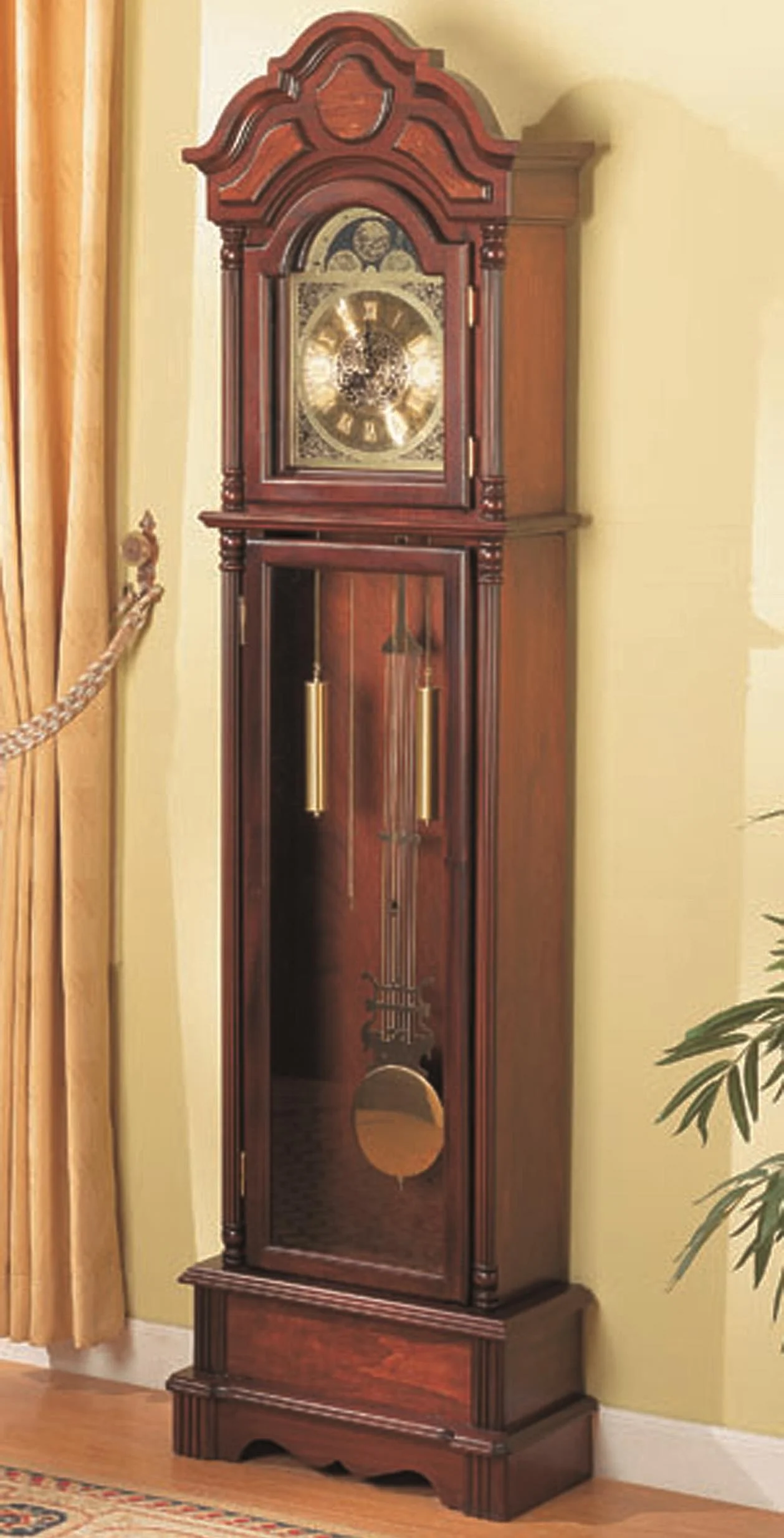 coaster-grandfather-clocks-900749-traditional-brown-grandfather-clock
